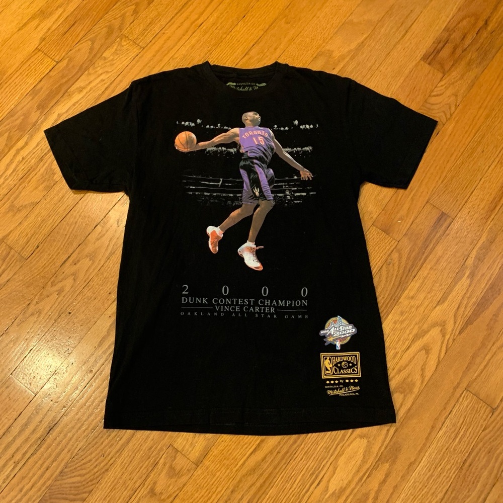 2000 Vince Carter Dunk Contest Mitchell & Ness NBA Hardwood Classics Shirt